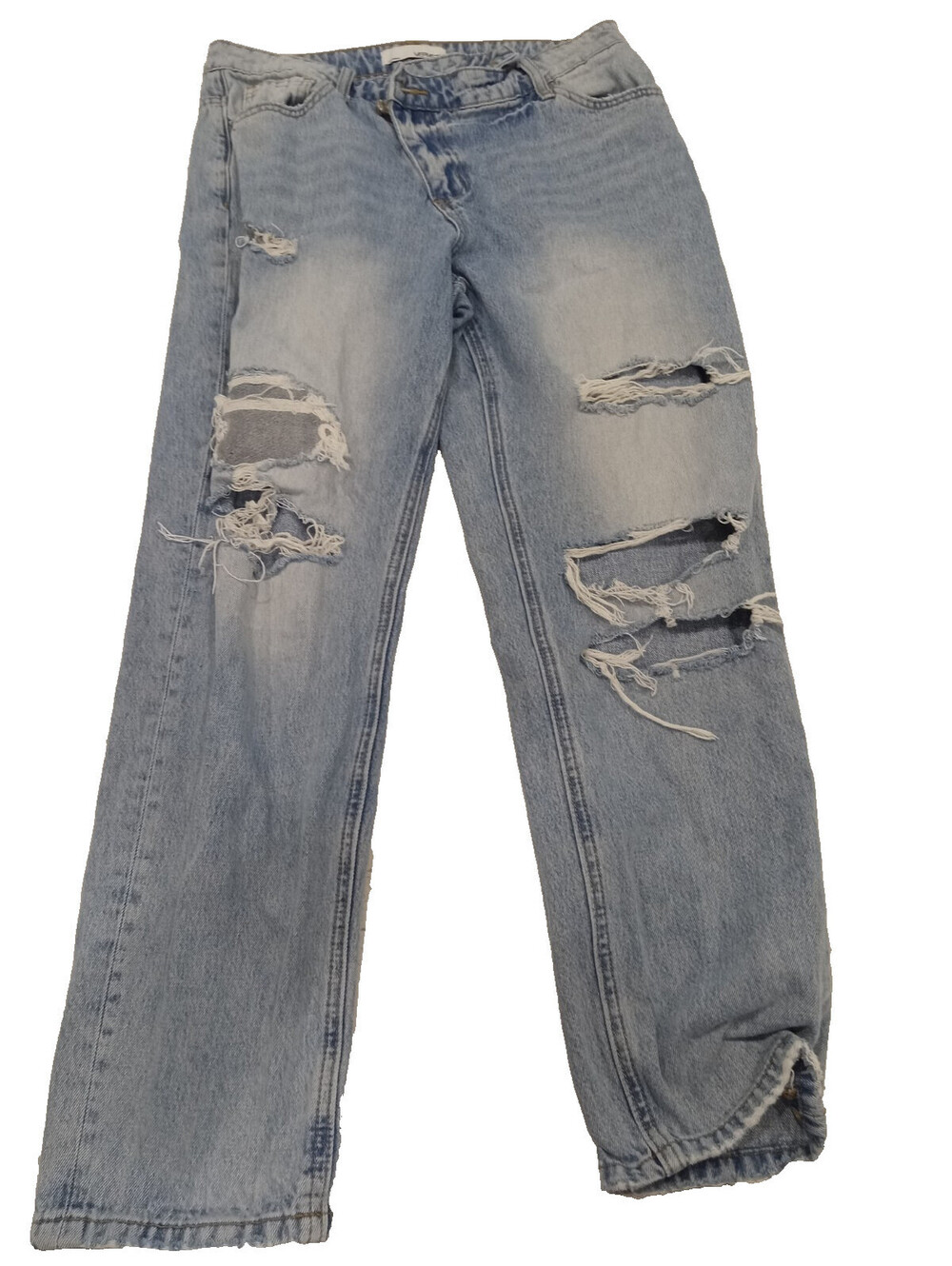 Vervet Los Angeles Distressed Jeans Womens Size 28 Light Wash Blue Denim Pants